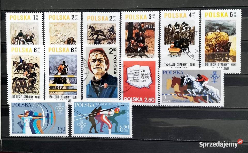 L Znaczki polskie 1980 kwartał I Leźnica Wielka-Osiedle