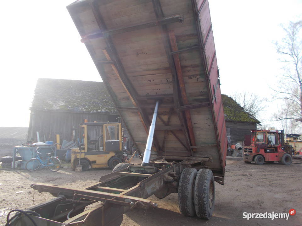 Przyczepa jednoosiowa wywrotka Przyczepy rolnicze