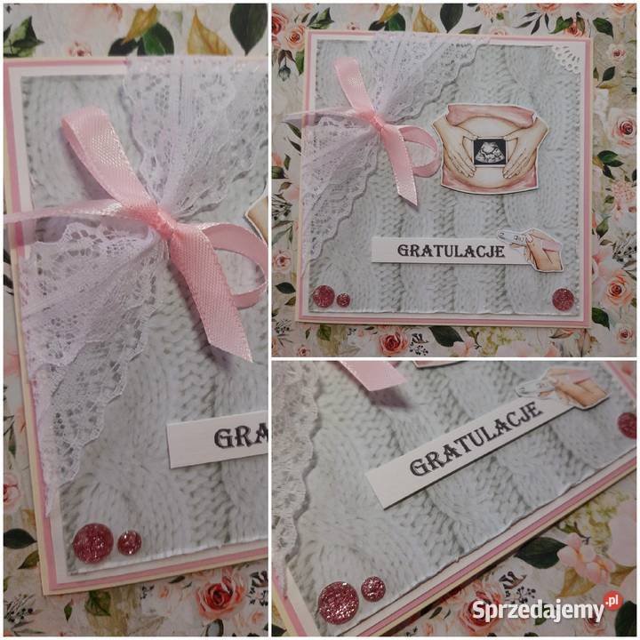 Kartka z gratulacjami na narodziny Ryki