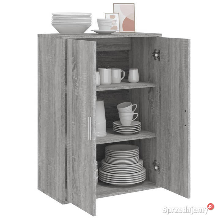 Szafka szary dąb sonoma 60x31x84 materiał Pozostałe mazowieckie Warszawa