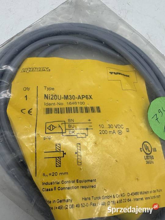 Turck NI20UM30AP6X 1646100 Czujnik indukcyjny Warszawa
