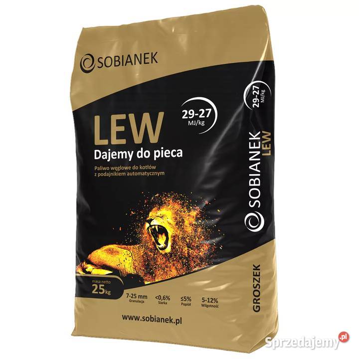 Węgiel groszek LEW 2927 MJ 1000 Złocieniec