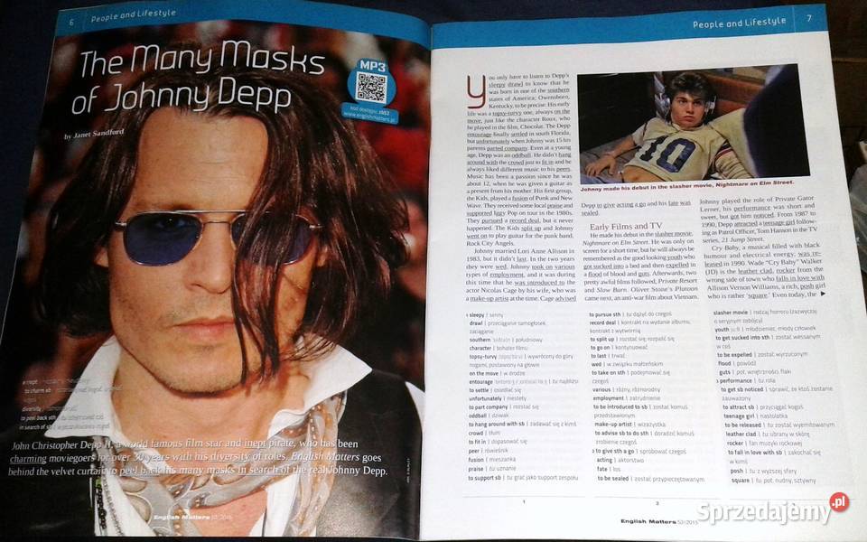 English Matters The many masks of Johnny Deep 53 Chełm