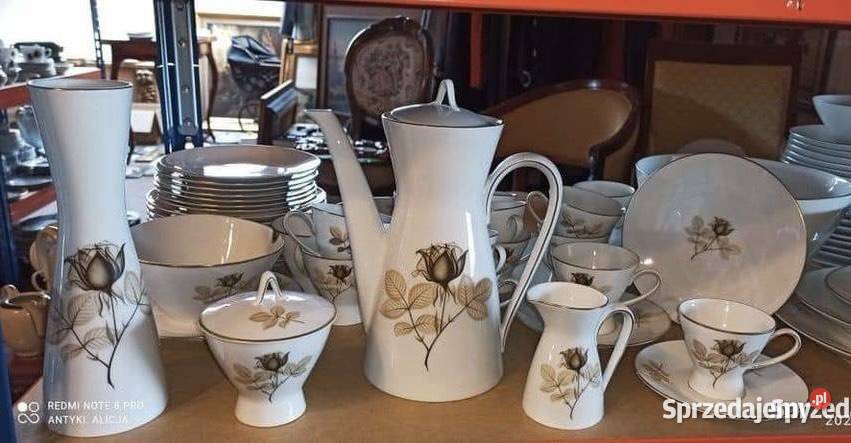 Wazon Niższy Seria Schattenrose Rosenthal Model pomorskie Gdańsk