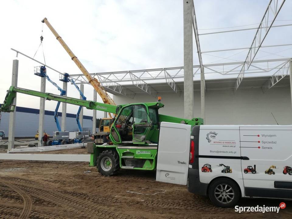 Ładowarka teleskopowa MERLO wynajem serwis Borkowo