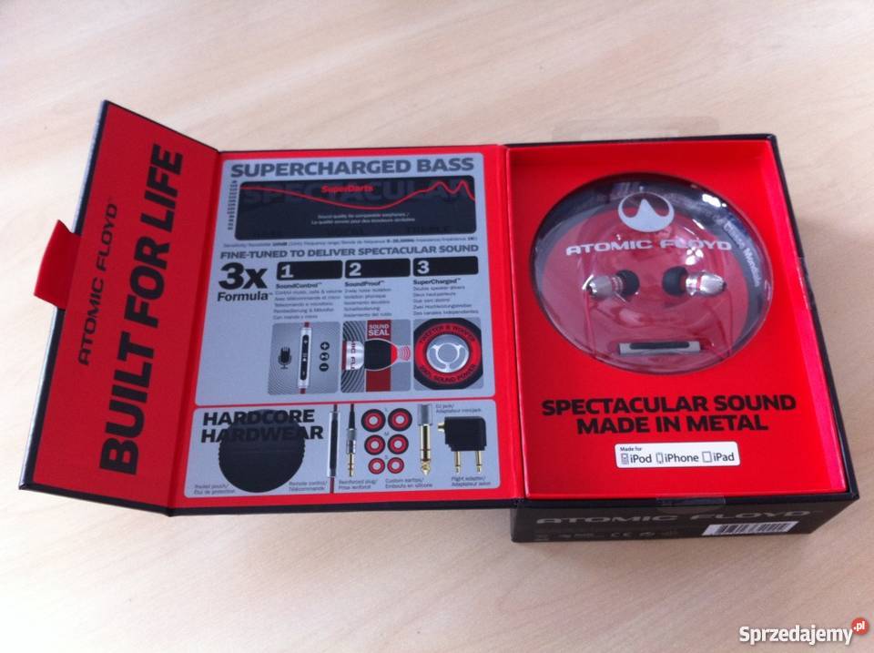 Słuchawki ATOMIC FLOYD SUPER DARTS Hybrydowe Kielce