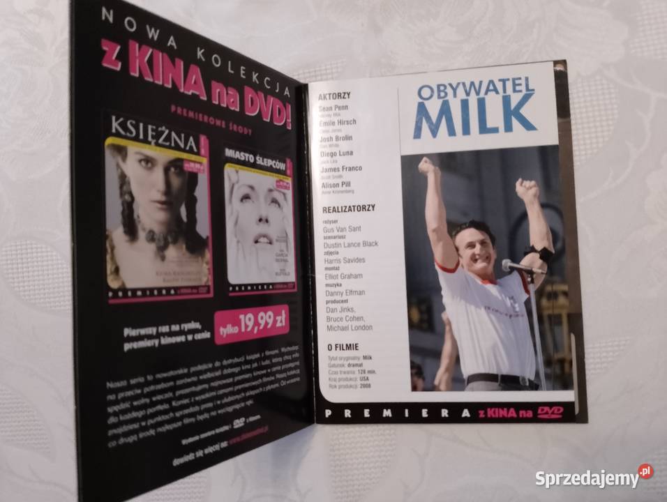 Film na DVD video OBYWATEL MILK książka dramat wielkopolskie Oborniki