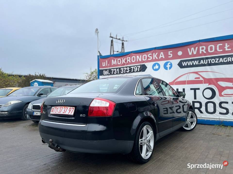 Audi A4B6 20 BenzynaDługie opłaty Alufelgi HAK Wrocław