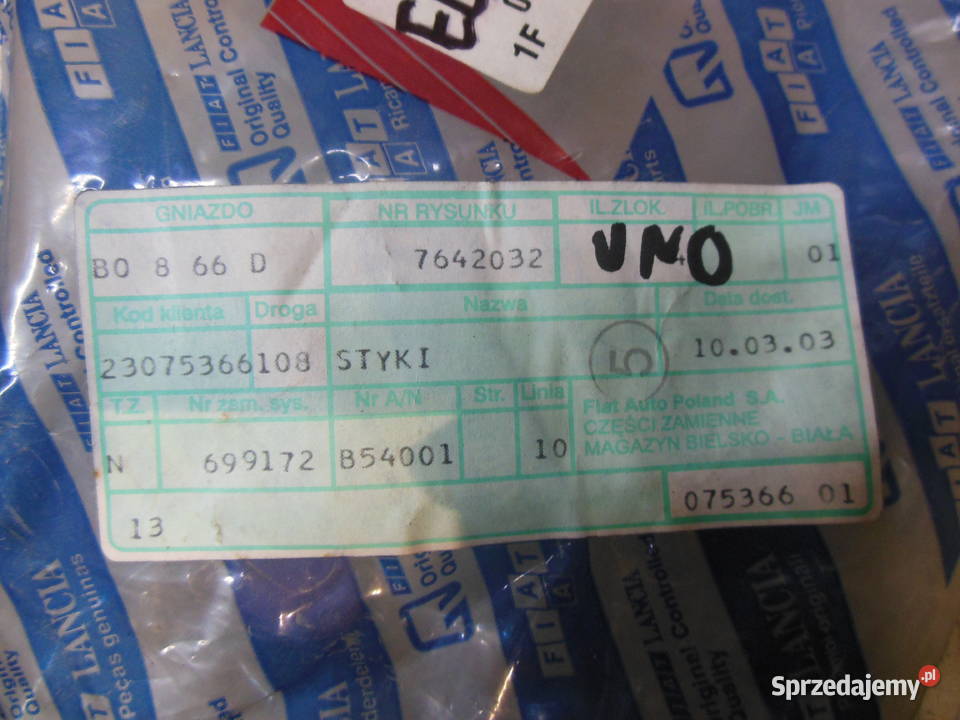 7642032 Złącze przewodów drzwi tył bagażnika Układ elektryczny, zapłon śląskie