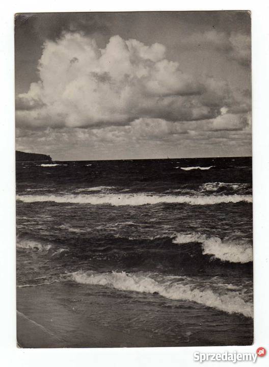 BAŁTYK POCZTÓWKA CZARNO BIAŁA świętokrzyskie Krynki