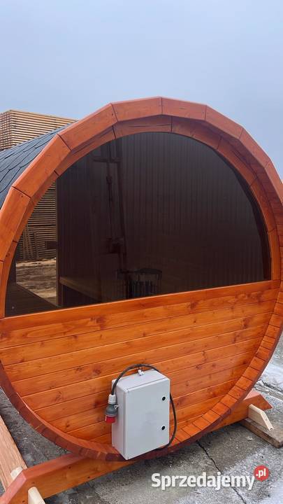 RĘKI Sauna Beczka Ogrodowa 25 m z Piecem Harvia Kraków