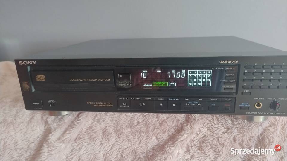 Odtwarzacz CD Sony cdp 970 Trzebuska