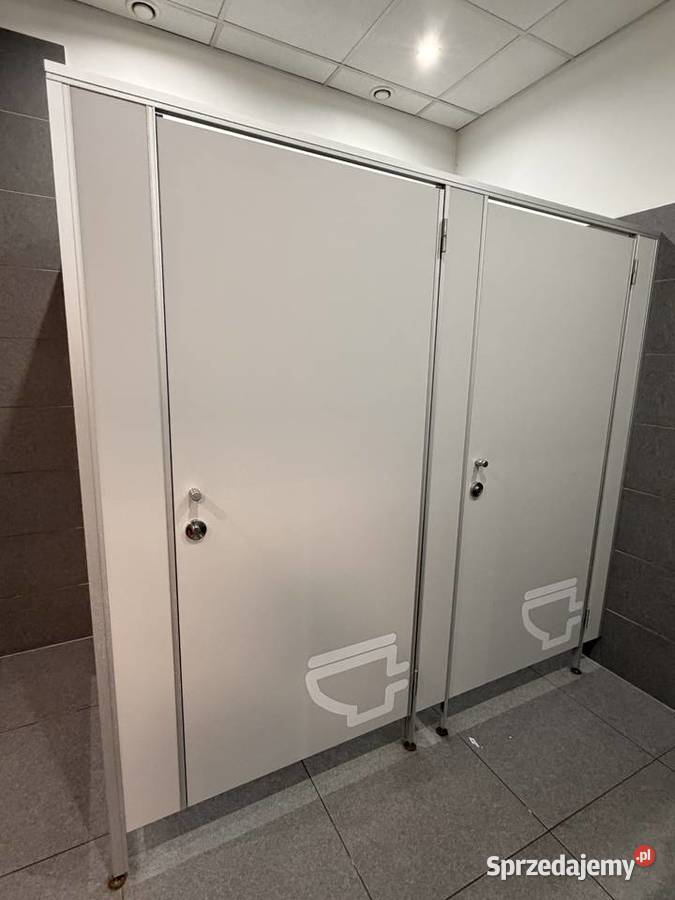 Kabiny WC obudowy toalet HPL komplet 2 Katowice