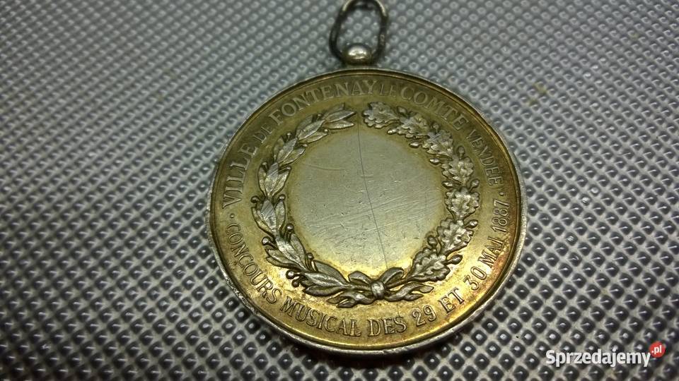 medal REPUBLIQUE FRANCAISE 1887r Warszawa