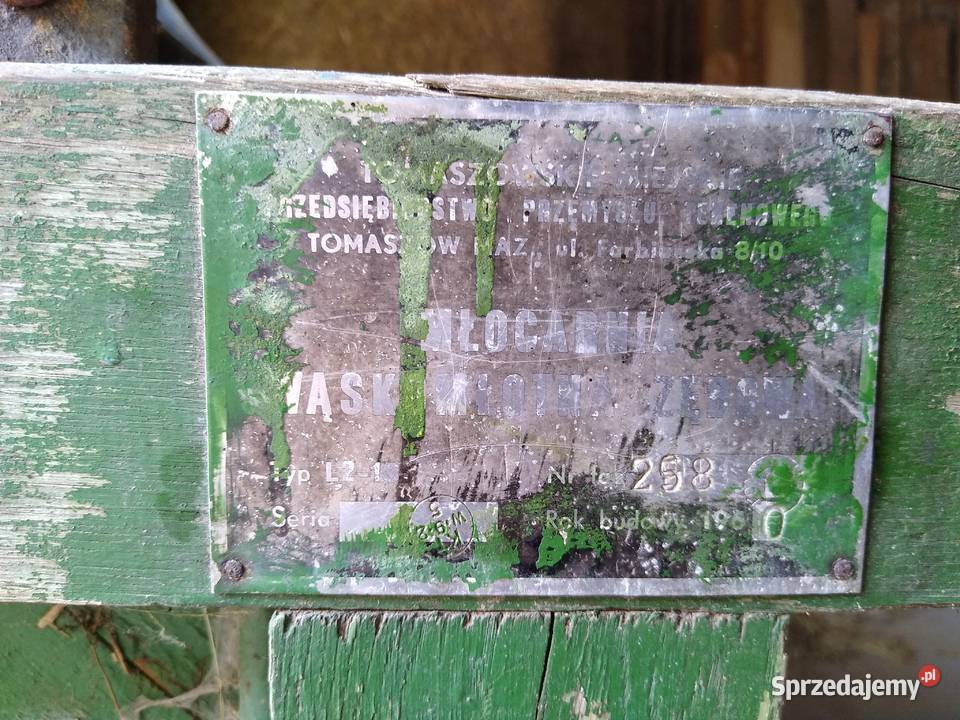 Maszyna wąsko młotkowa żygawka Chrzanów sprzedam