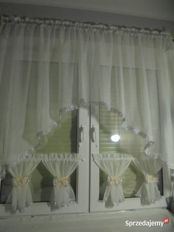 gotowe firanki na okno góra 280100 dół 70x440 kujawsko-pomorskie Włocławek sprzedam