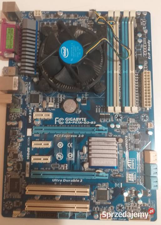 Płyta główna Gigabyte GAP67AD3B3 z procesorem i3 Gigabyte