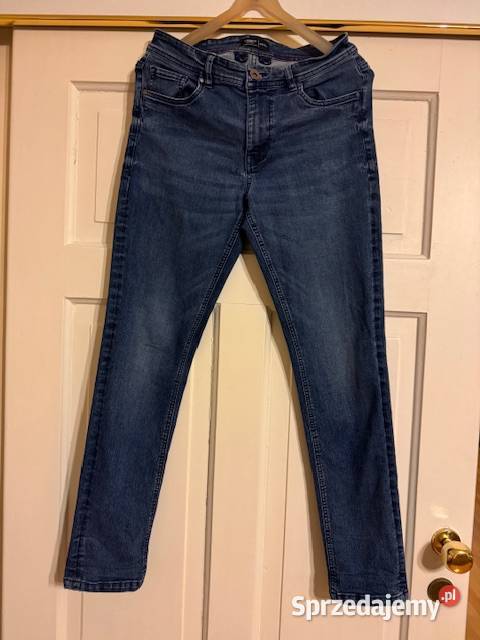 Jeansy męskie Carry 3032 granatowe z Rozmiar S Częstochowa