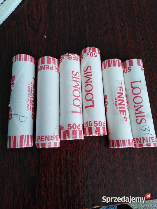 Rolka bankowa 1 cent Lincoln usa Żary