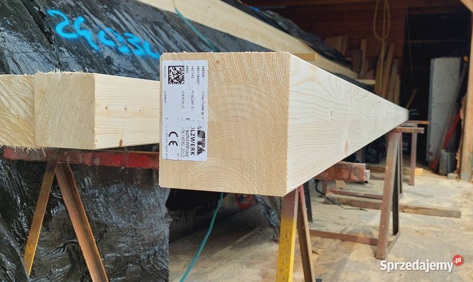 Drewno BSH Si C24 12x12 Konstrukcyjne suche Drewno konstrukcyjne małopolskie Nowy Sącz