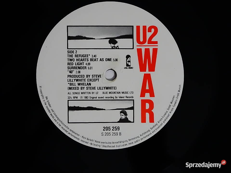 U2 WAR Label Island Records 205 259320 1983 r Biłgoraj