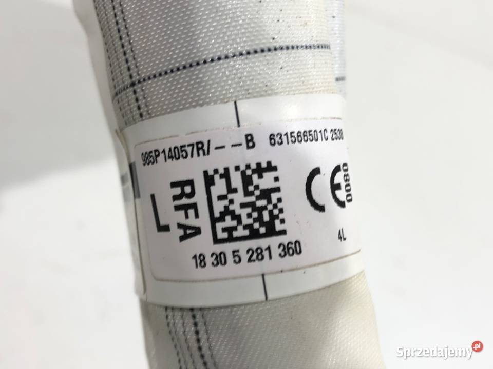 KURTYNA POWIETRZNA LEWY RENAULT GRAND SCENIC IV