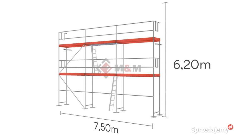 Nowy zestaw rusztowania 465 m2 rusztowanie Stare Siołkowice sprzedam