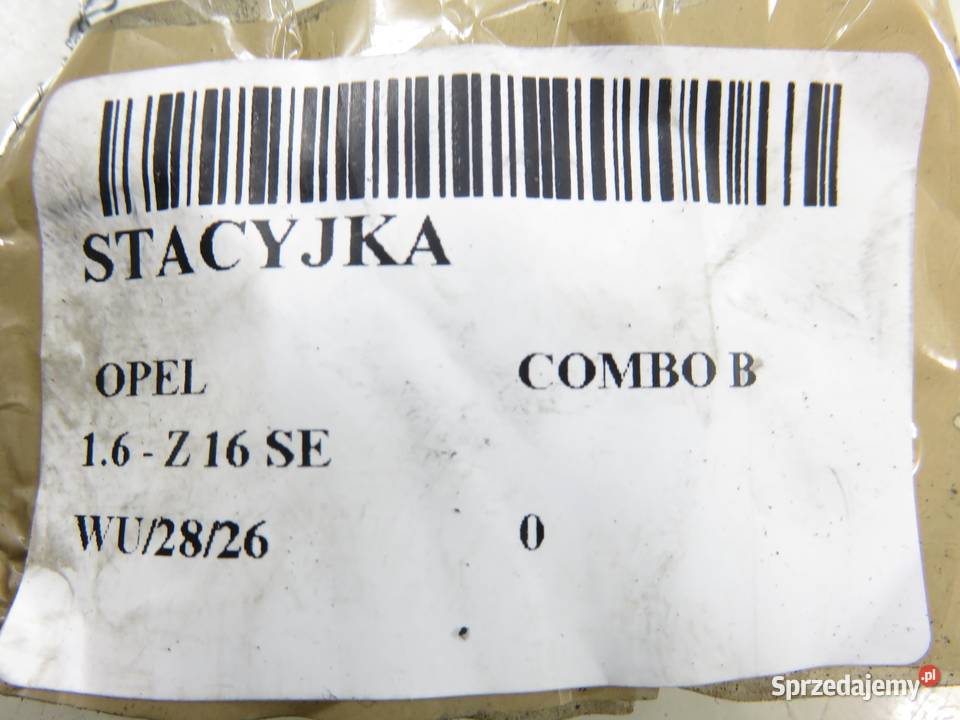 WKŁADKA STACYJKI OPEL COMBO C 13107754 24445098 Stacyjki i kluczyki