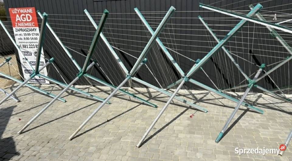 Suszarka do prania na zewnątrzAluminiumMega Ostrów Wielkopolski