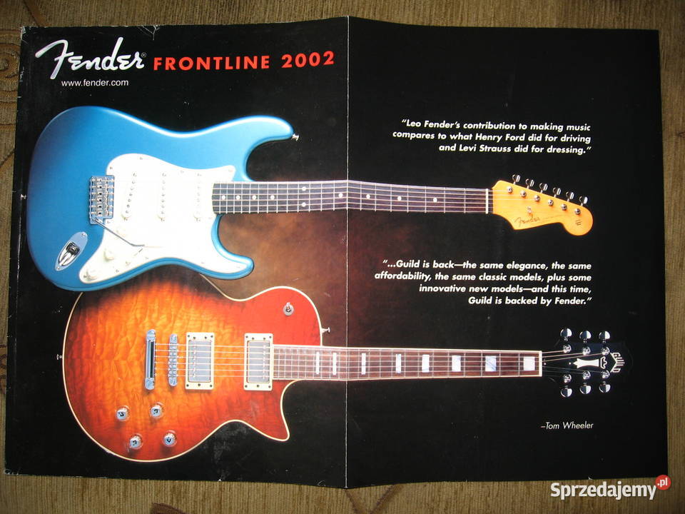 Fender Frontline 2002 katalog Fender