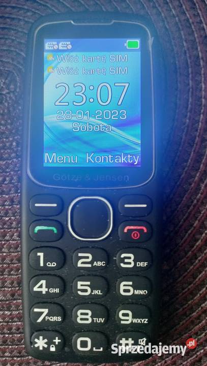 Telefon GTZE JENSEN GFE302 Czarny podkarpackie Sanok