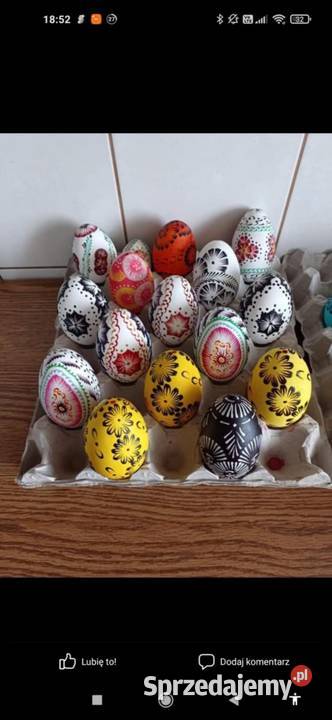 Pisanki kurze kacze i gęsie Dubeninki