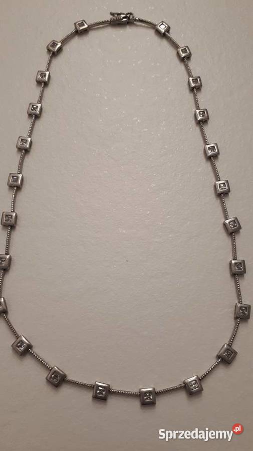 naszyjnik srebrny kryształki Yes Naszyjniki Radom