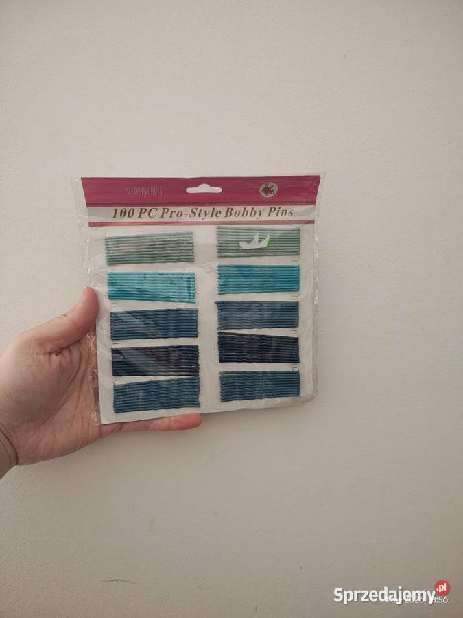 Wsuwki spinki do włosów odcienie niebieskiego Szczecin sprzedam