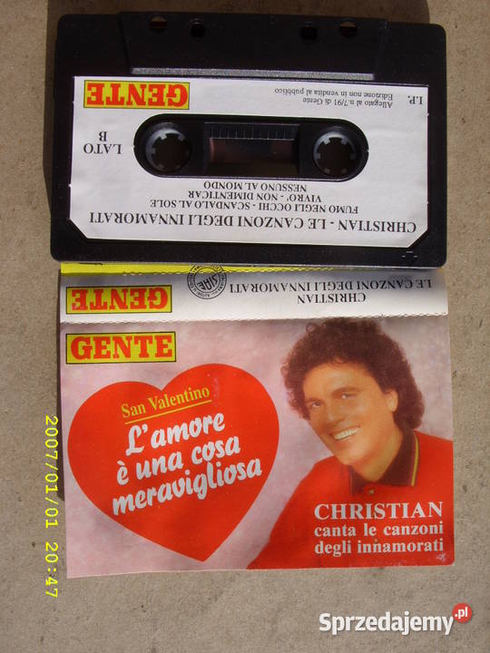 christianDE CANZONI DEGLI POP kaseta Wołów