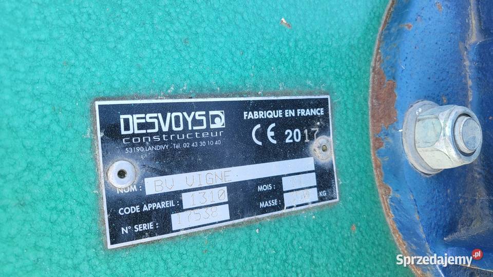 Kosiarka do trawy 135 3 ramiona Mulcher Desvoys mazowieckie Góra Kalwaria