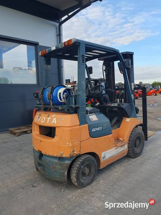 Wózek widłowy Toyota 7FG15 1999r Triplex wolny Proszowice