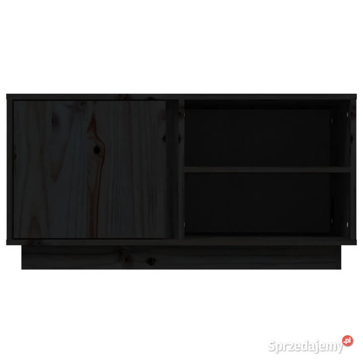 Szafka pod TV czarna 80x35x405 lite drewno Warszawa sprzedam