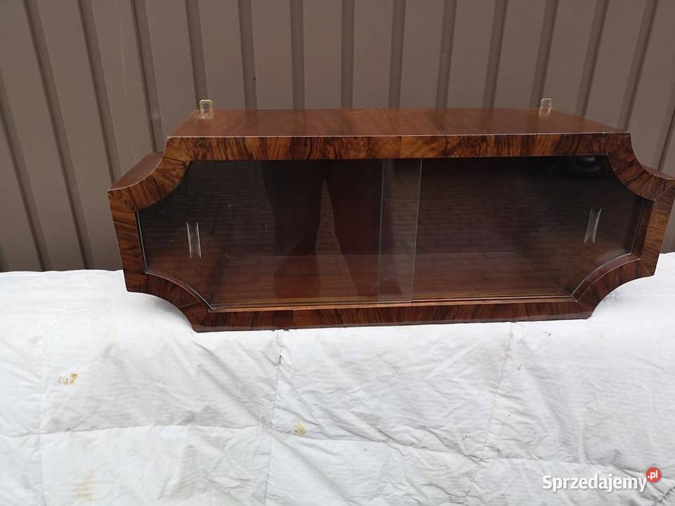 Szafka Półka Wisząca ARTDECO Unikatowa Stara Swarzędz