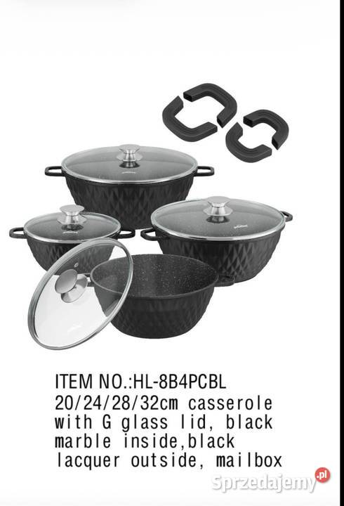 Zestaw garków Ełk sprzedam