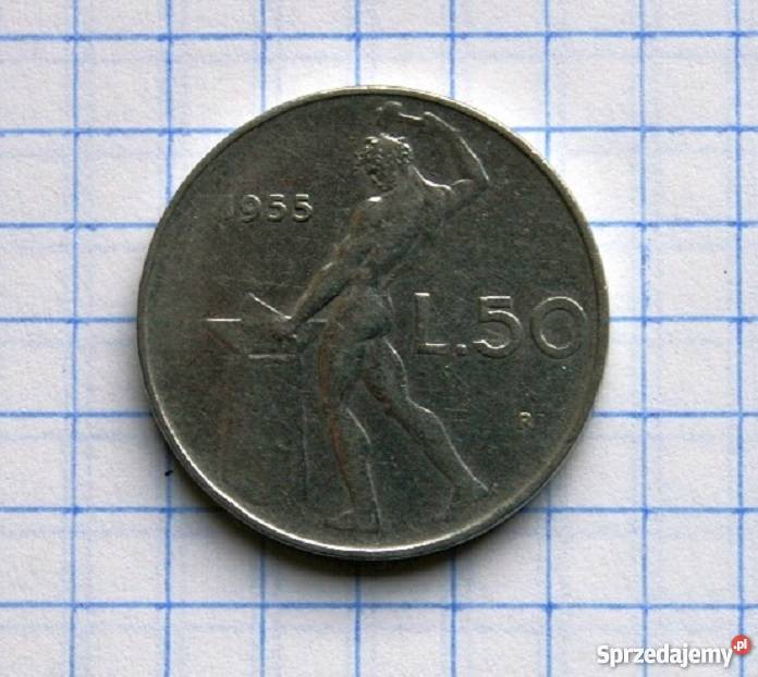 50 LIRÓW 1955 WŁOCHY Piszczac