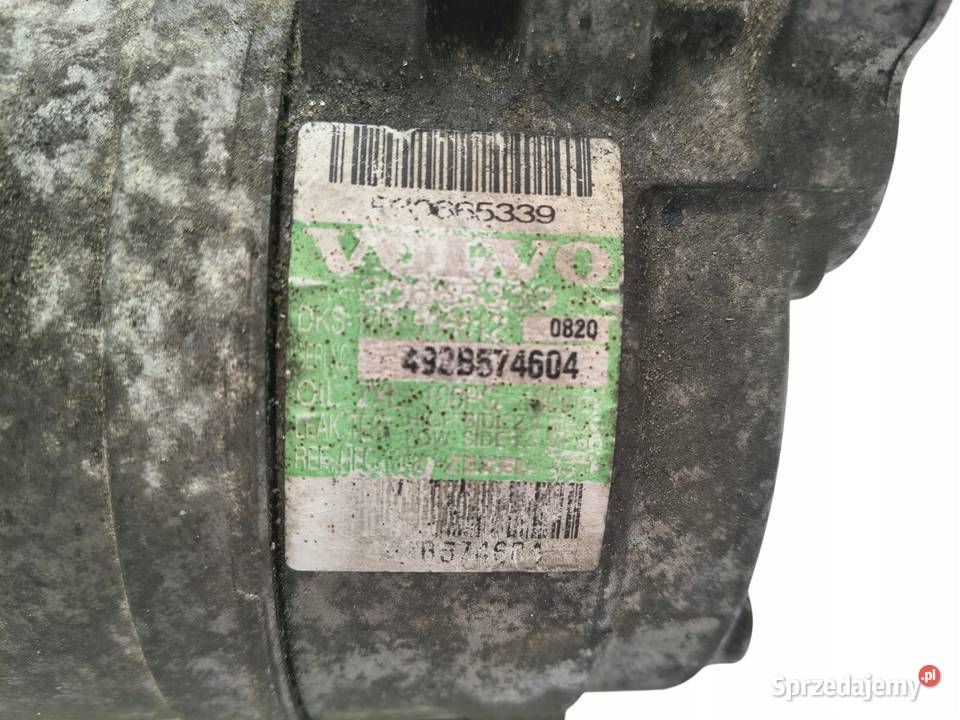 KOMPRESOR KLIMATYZACJI Volvo S60 S80 V70 24 D5 Kompresory klimatyzacji lubelskie Chełm
