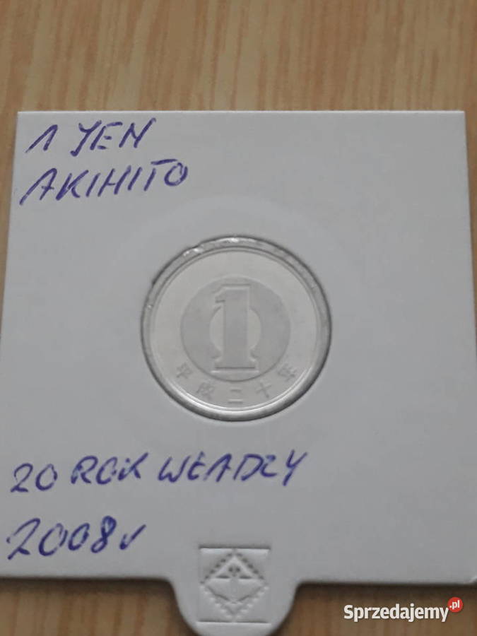 1 Jen Japonia Akihito 1996 1997 i 2008 r wielkopolskie Konin