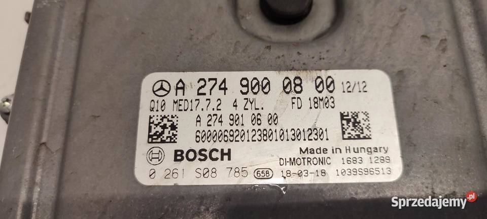 MERCEDES GLC W253 X253 KOMPUTER SILNIKA osobowe