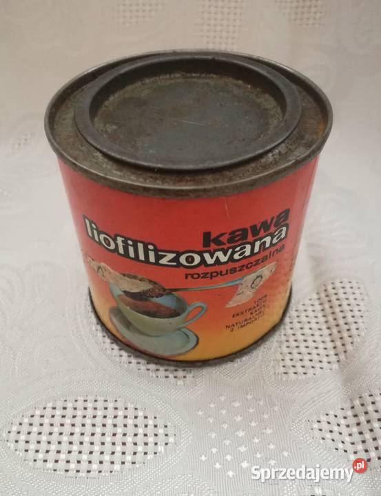 Puszka kawie liofilizowanej rozpuszczalnej z Pozostałe Łódź