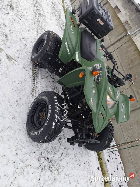Duży Quad Adlykwity l7e kufer stan wielkopolskie Rawicz