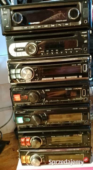 Radia Alpine Clarion i Blaupunkt z pilotem sprzedam