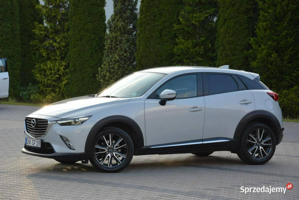 Mazda CX3 Biała Perła Skóry Navi Kamera Head Up elektrochrom. lusterka boczne mazowieckie Ostrów Mazowiecka