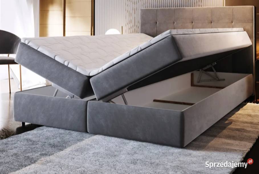 Prawie nowe łóżko tapicerowane 160x200 na Tarnobrzeg