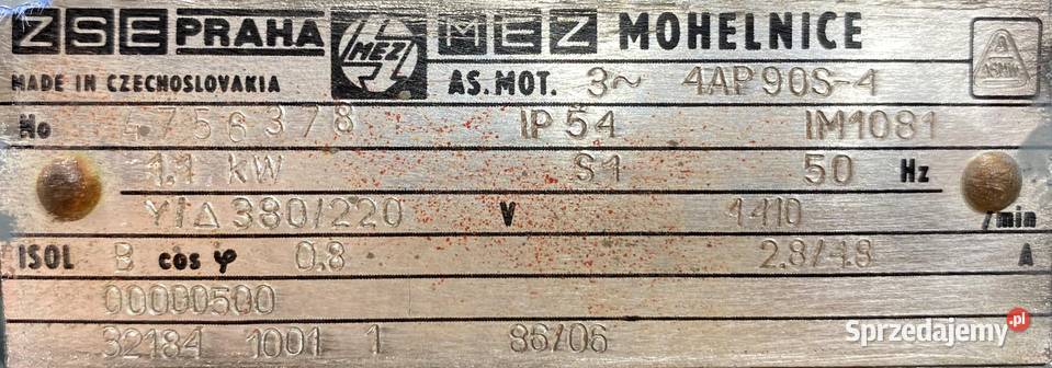 silnik elektryczny 11kW 1410obr 3fazowy kujawsko-pomorskie